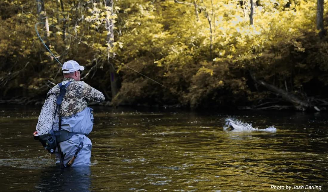 side pressure while fighting a fish