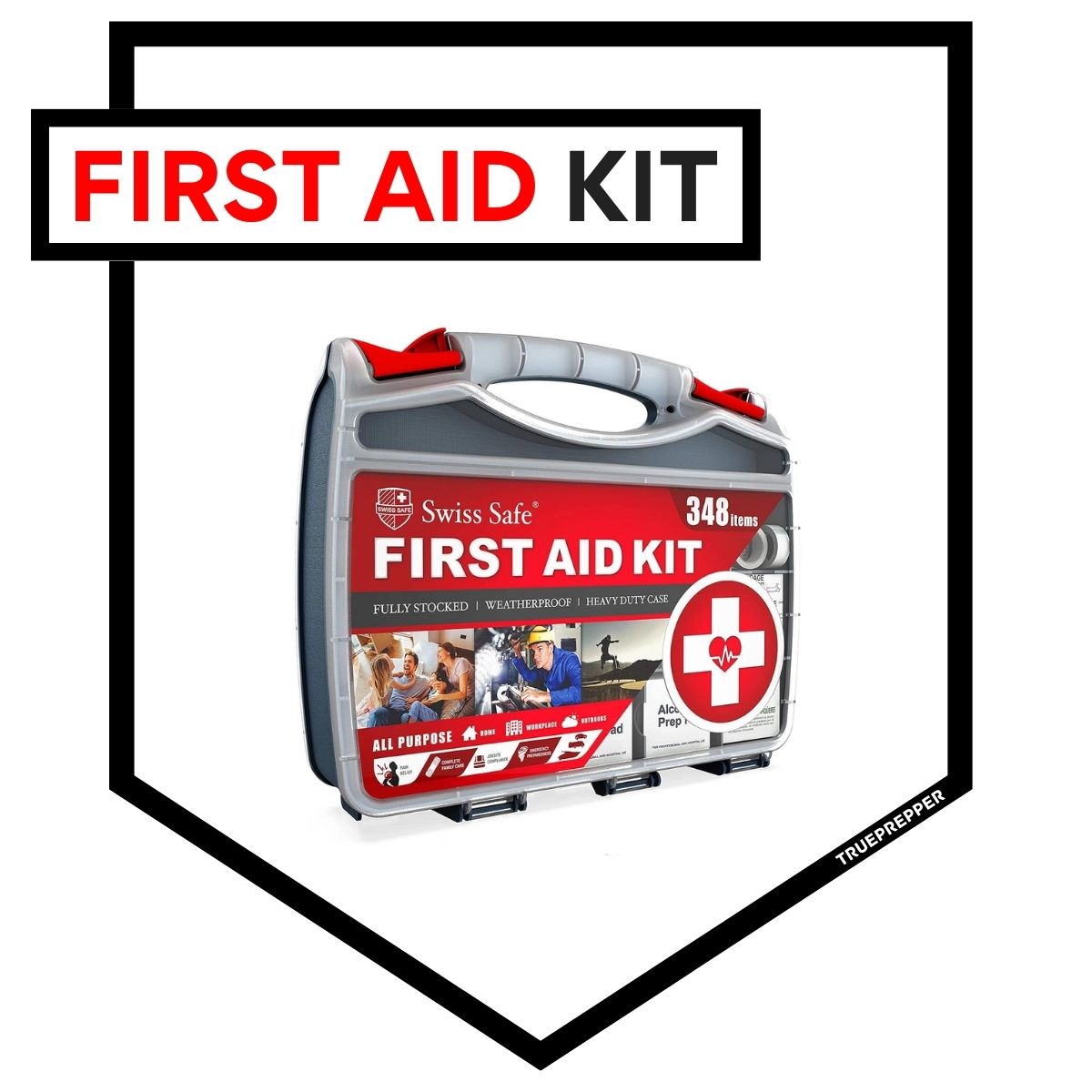 Swiss Safe First Aid Kit Hard Case