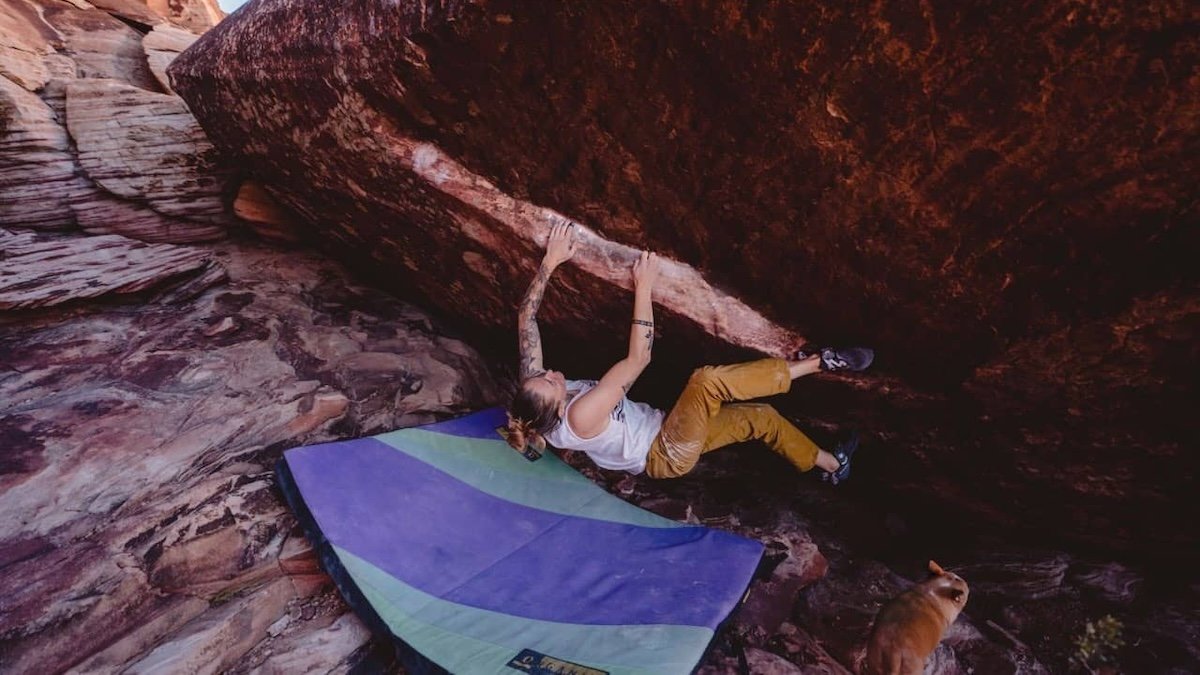 bouldering crash pad