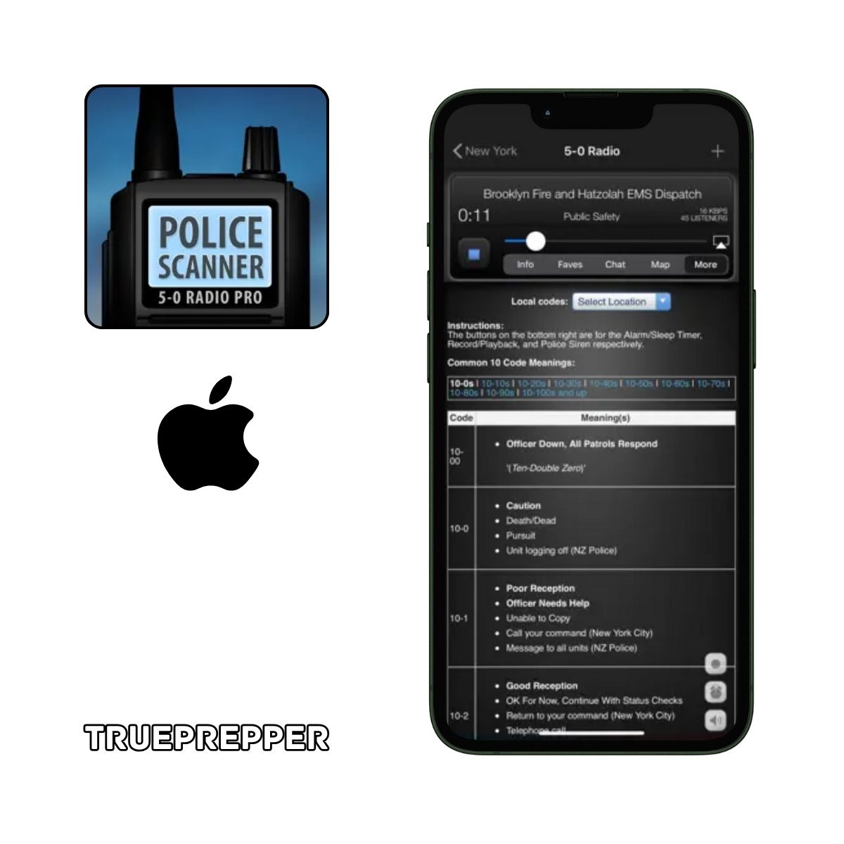 5-0 Radio Pro Police Scanner App