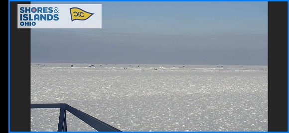 Coast Guard Rescues Lake Erie Ice Anglers Stranded on Floating Ice Floe