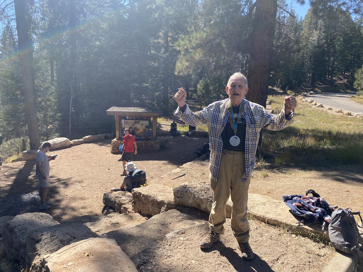 92 year old hiker Grand Canyon