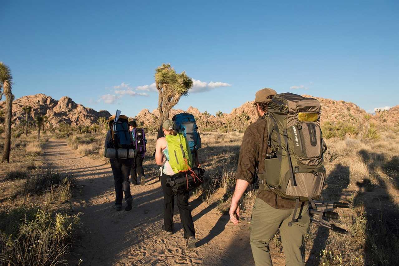 desert hiking