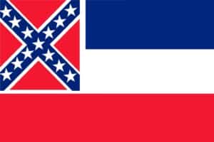 flag of Mississippi flag of Mississippi