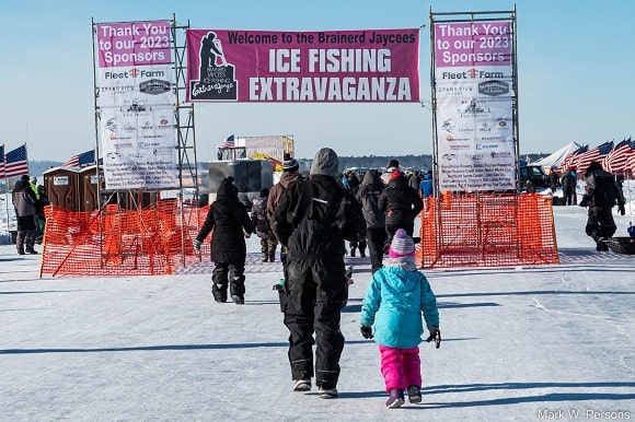 Brainerd Jaycees Extravaganza: Latest Ice Checks