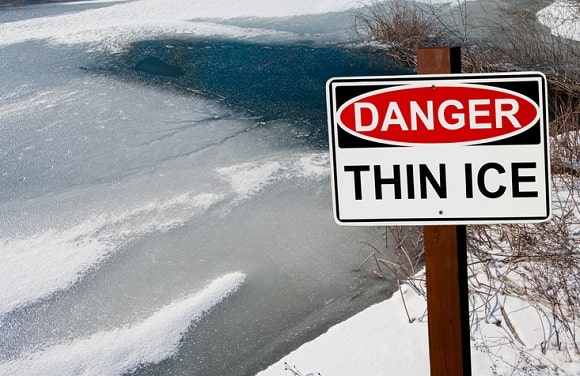 Maine Ice Angler Dies After ATV Breaks Through Ice