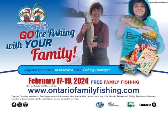 Don’t Forget: Free Family Fishing Weekend Coming Up in Ontario
