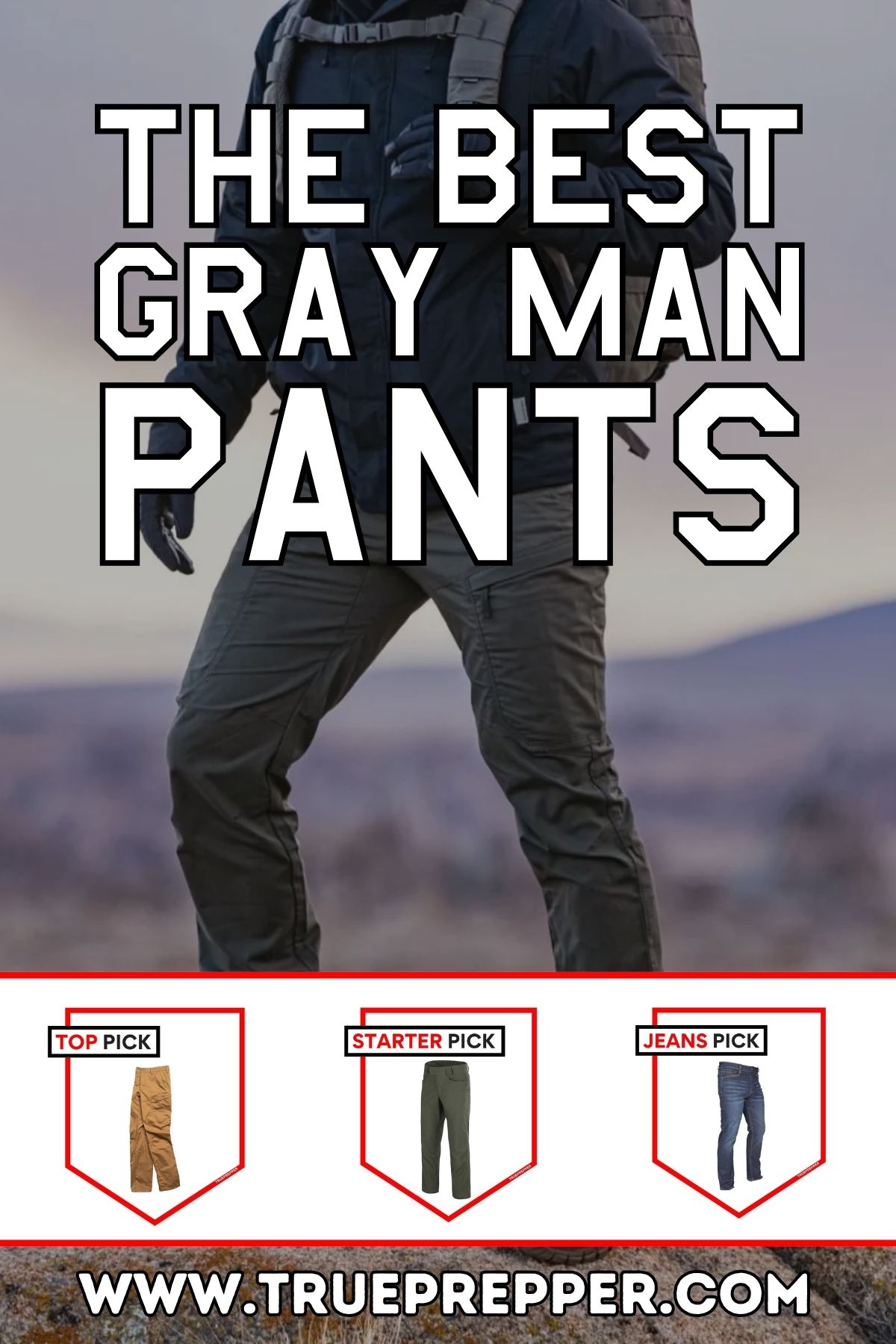 The Best Gray Man Pants