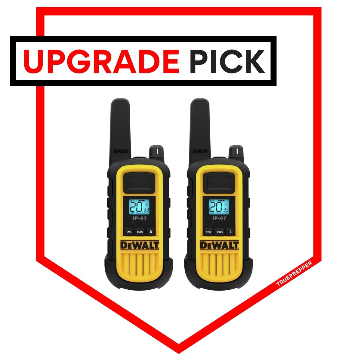 DeWalt DXFRS800 Heavy Duty Walkie Talkies