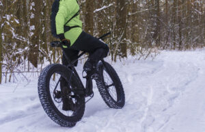 fat biking in snow