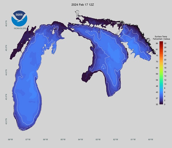 The Lost Winter: Great Lakes Ice Coverage Hits All-Time Record Low