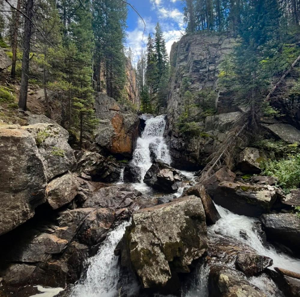 Cascade Creek Falls Indian Peaks Wilderness