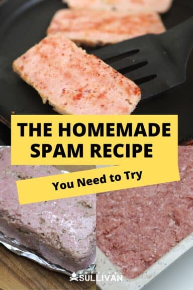 homemade spam Pinterest image