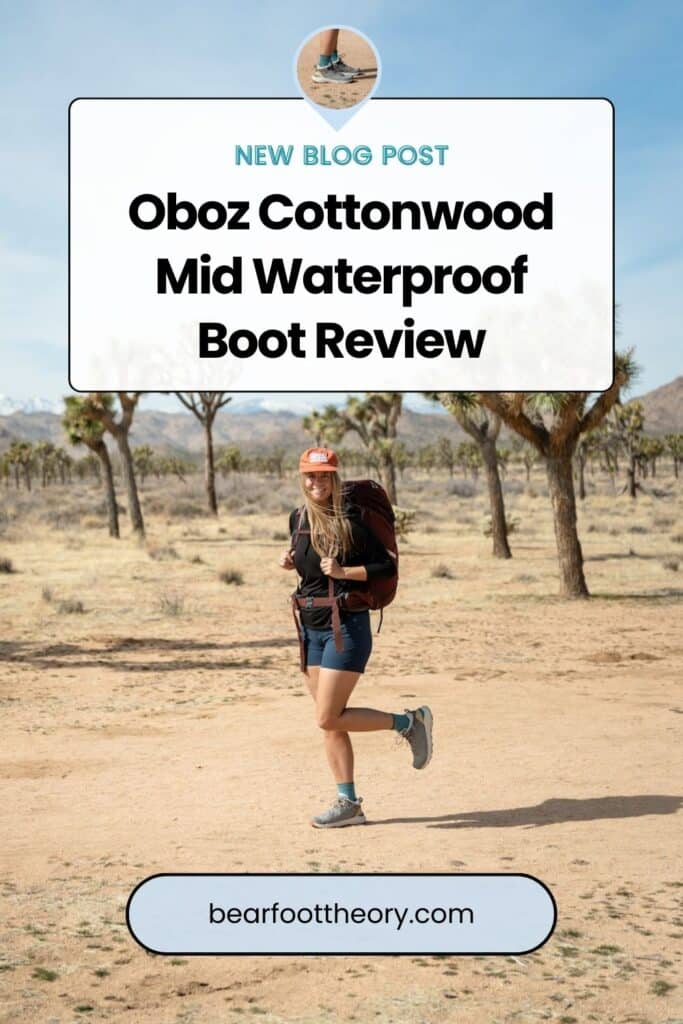 Oboz Cottonwood Hiking Shoe Review