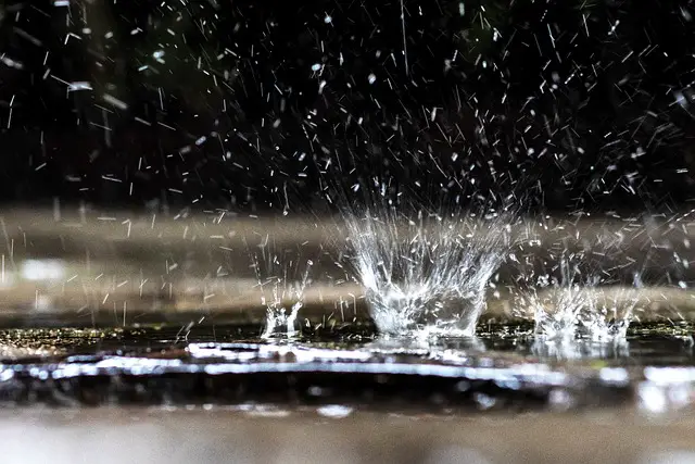 RAIN DROP SPLASH