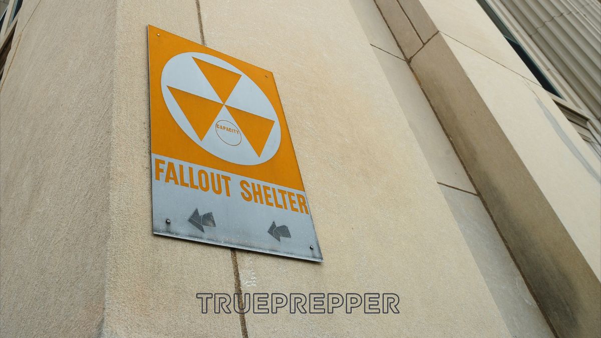 Fallout Shelter Sign and Directions