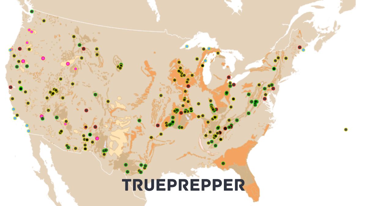 US Caves Map