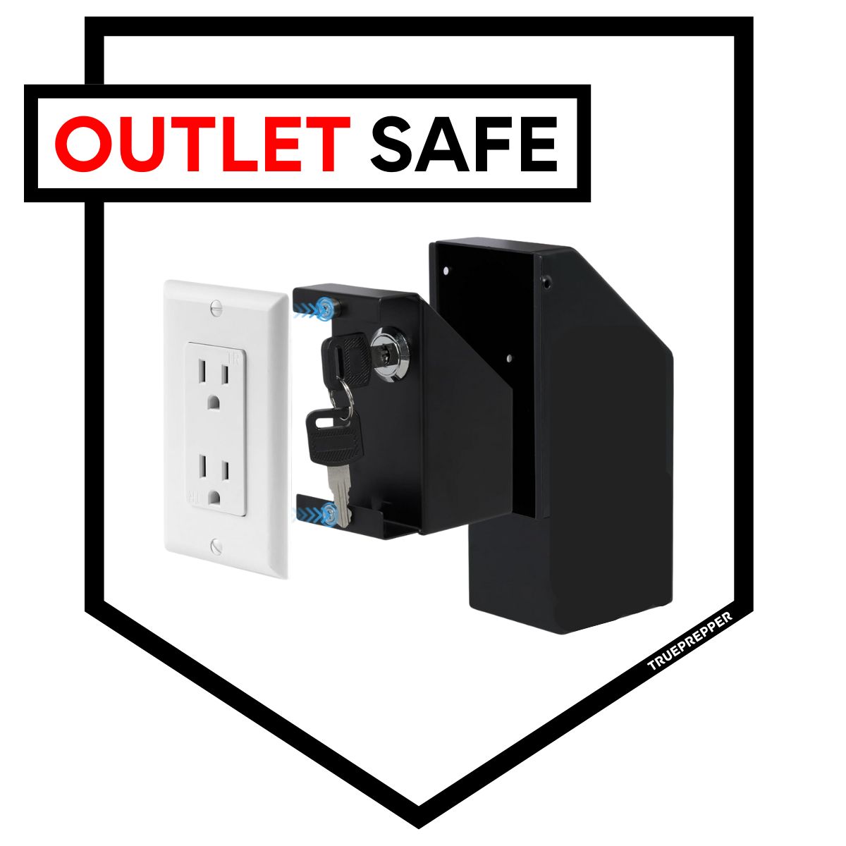 Wall Outlet Keyed Safe