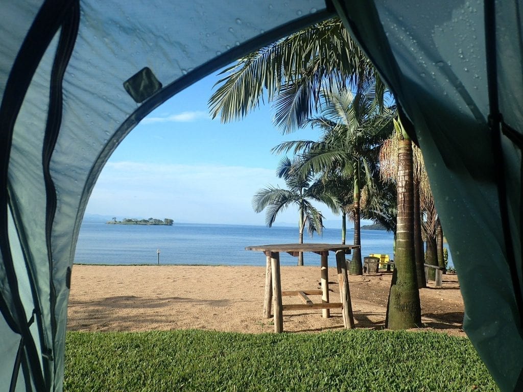 View from my tent in Kinunu