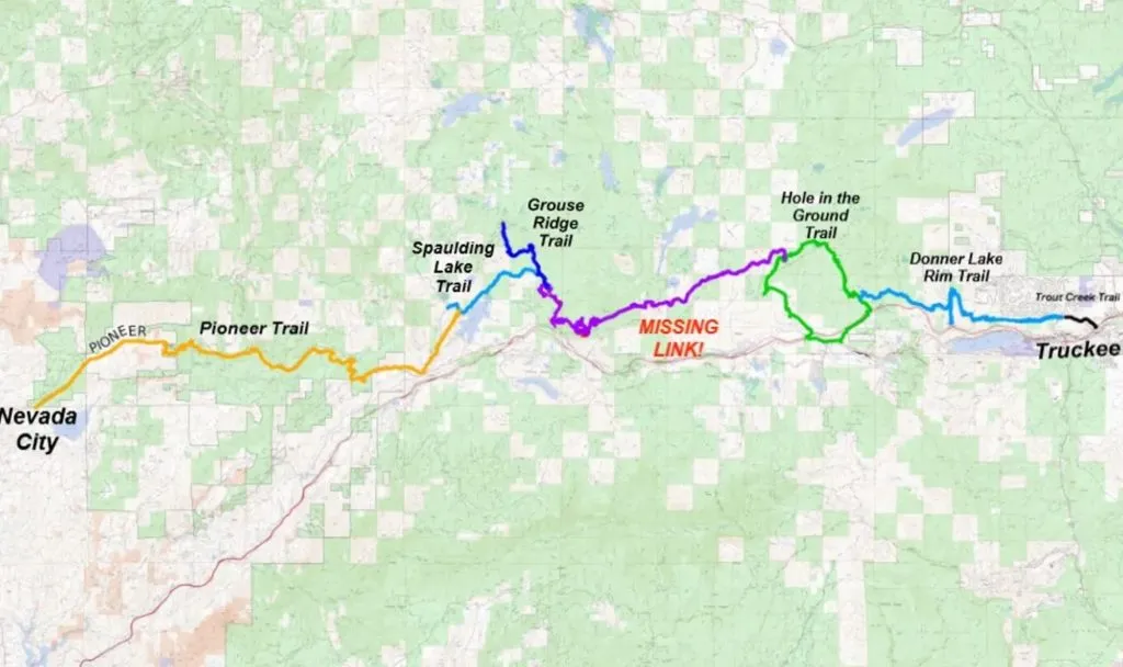 72-Mile Pines to Mines Trail Will Connect Truckee and Nevada City With High-Quality Singletrack