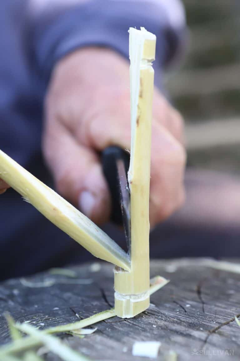 carving wooden hook