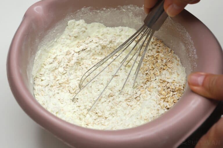 mixing dry ingredients