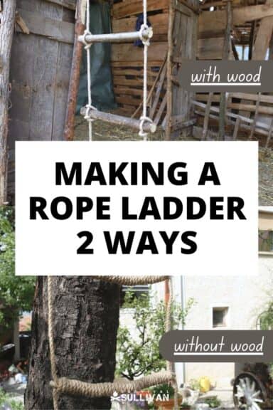 DIY rope ladder pin