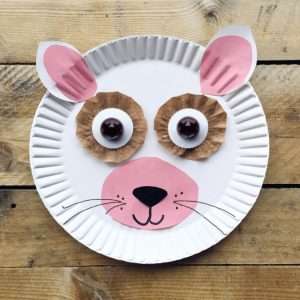camping crafts for kids animal making in plate