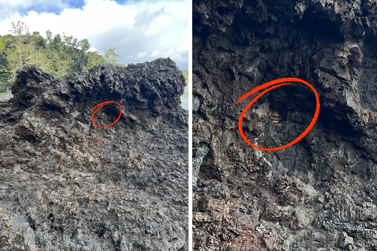 ‘Peek-a-Boo’: Can You Find the Kid Hidden in the Rocks?
