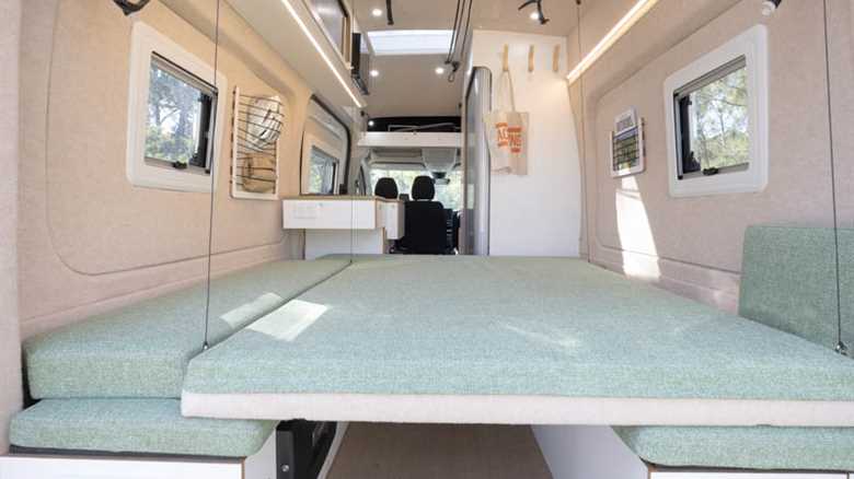 How-to: Set-up Your Bed in a Crafter Motorhome