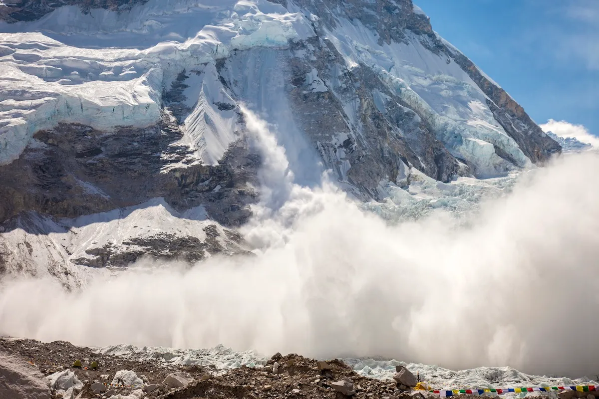 Avalanche Hits Climbers at Mount Everest Camp 1 (Video)