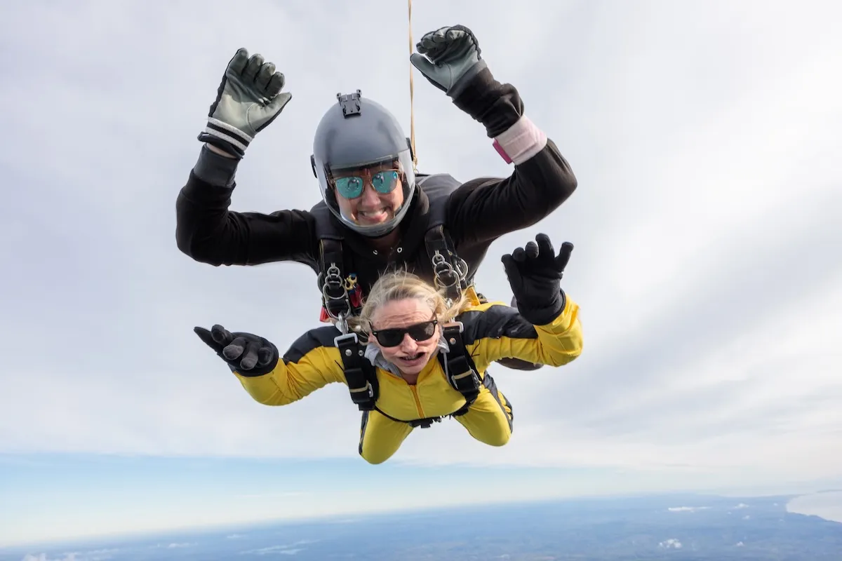 90-Year-Old Granny Goes Skydiving for Her Birthday