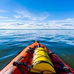 WATCH: The Exact Moment Shark Attacks Inflatable Kayak