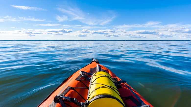 WATCH: The Exact Moment Shark Attacks Inflatable Kayak